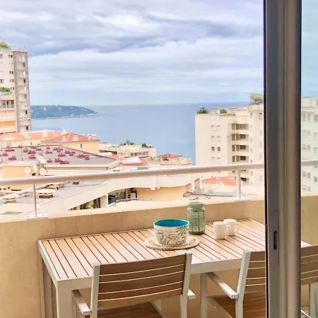 Apartment Mediterranean Studio Sea View Monaco Sunny *