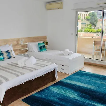 Mediterranean Studio Sea View Monaco Sunny Apartment *